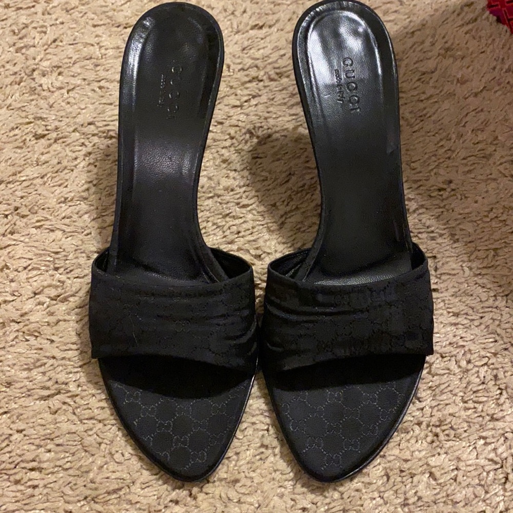 Gucci slip on heels